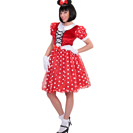 e-carnavalskleding-SYK Muizen jurk Minnie dames