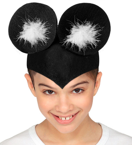 e-carnavalskleding-SYK Muizen oren cape Mickey