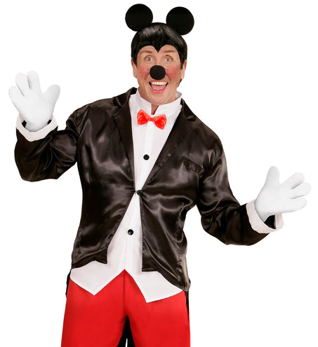 e-carnavalskleding-SYK Muizen oren met staart en handschoenen Mickey