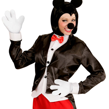 e-carnavalskleding-SYK Muizen oren met staart en handschoenen Mickey