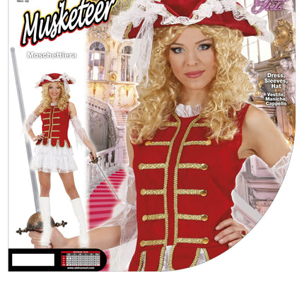 e-carnavalskleding-SYK Musketierspak Eline dames