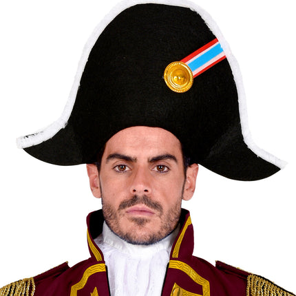 e-carnavalskleding-SYK Napoleon hoed steek luxe