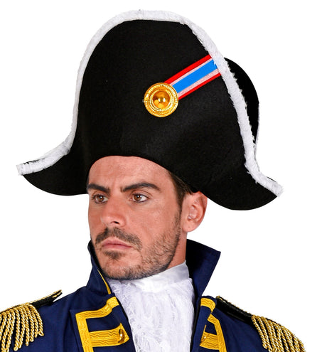e-carnavalskleding-SYK Napoleon hoed steek luxe