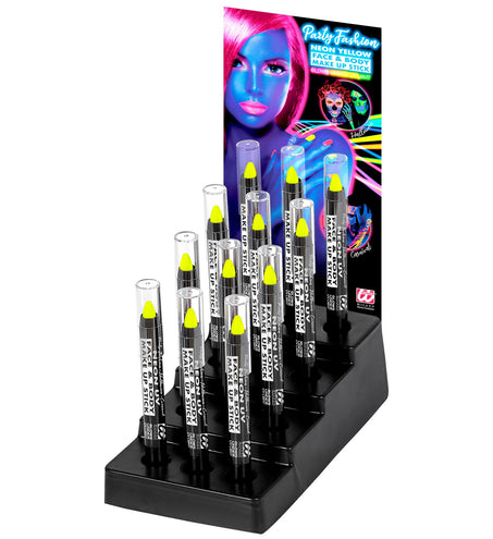e-carnavalskleding-SYK Neon geel make-up potlood 3.5ml