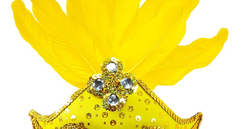 e-carnavalskleding-SYK Neon gele Braziliaanse maskers