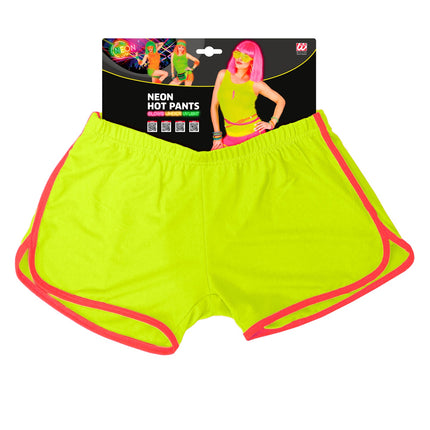 e-carnavalskleding-SYK Neon gele hotpants