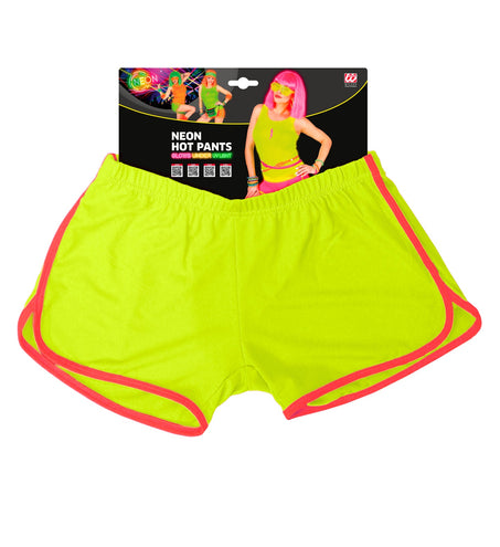 e-carnavalskleding-SYK Neon gele hotpants