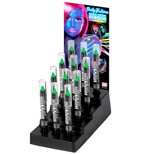 e-carnavalskleding-SYK Neon groen make-up potlood 3.5ml