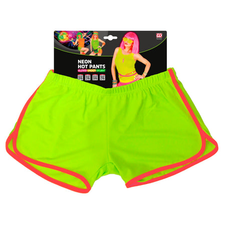 e-carnavalskleding-SYK Neon groene hotpants