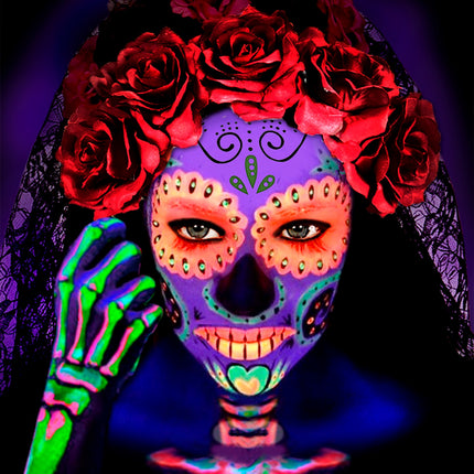 e-carnavalskleding-SYK Neon kleurige make up stiften