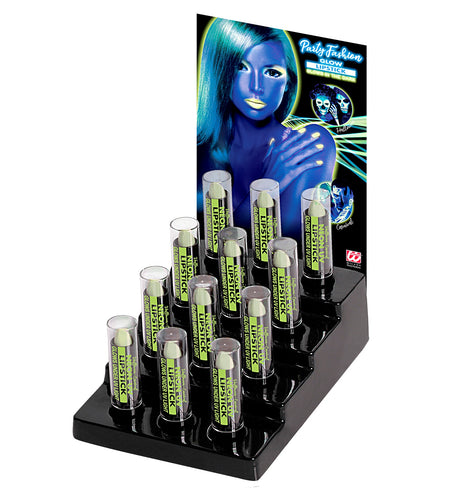 e-carnavalskleding-SYK Neon lippenstift glow in the dark 6ml