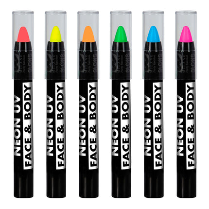e-carnavalskleding-SYK Neon make-up 6 potloden