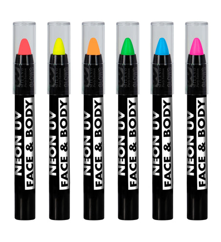 e-carnavalskleding-SYK Neon make-up 6 potloden