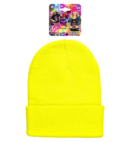 e-carnavalskleding-SYK Neon muts geel
