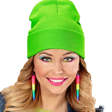 e-carnavalskleding-SYK Neon muts groen