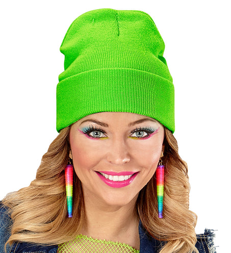 e-carnavalskleding-SYK Neon muts groen