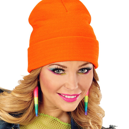 e-carnavalskleding-SYK Neon muts oranje