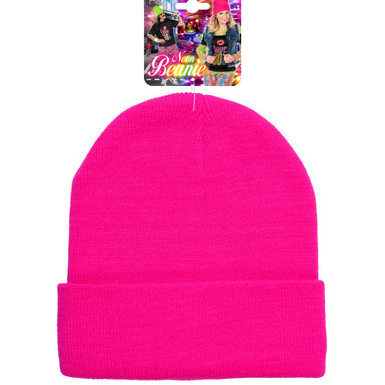 e-carnavalskleding-SYK Neon muts roze