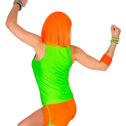 e-carnavalskleding-SYK Neon oranje hotpants
