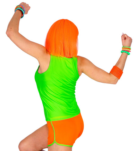 e-carnavalskleding-SYK Neon oranje hotpants