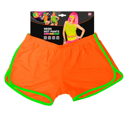 e-carnavalskleding-SYK Neon oranje hotpants
