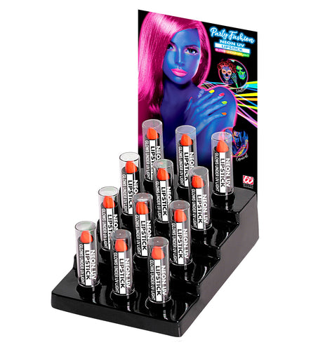 e-carnavalskleding-SYK Neon oranje lippenstift 6ml