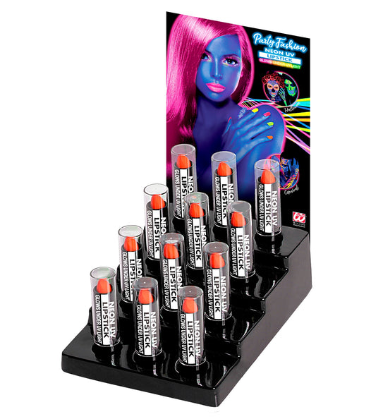e-carnavalskleding-SYK Neon oranje lippenstift 6ml