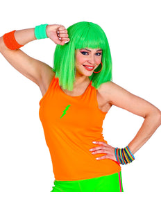 e-carnavalskleding-SYK Neon oranje shirt dames