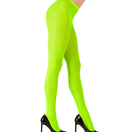 e-carnavalskleding-SYK Neon panty 40den groen