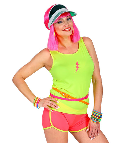 e-carnavalskleding-SYK Neon roze disco riem