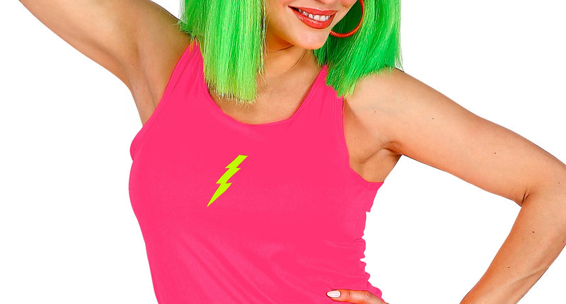 e-carnavalskleding-SYK Neon roze hemdje
