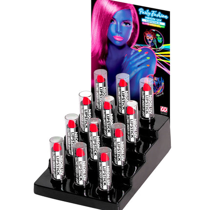 e-carnavalskleding-SYK Neon roze lippenstift 6ml