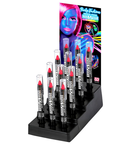 e-carnavalskleding-SYK Neon roze make-up potlood 3.5ml