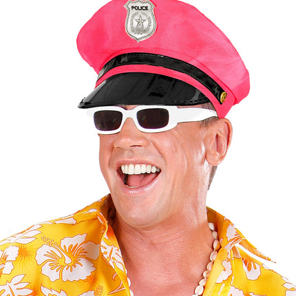e-carnavalskleding-SYK Neon roze politiepet