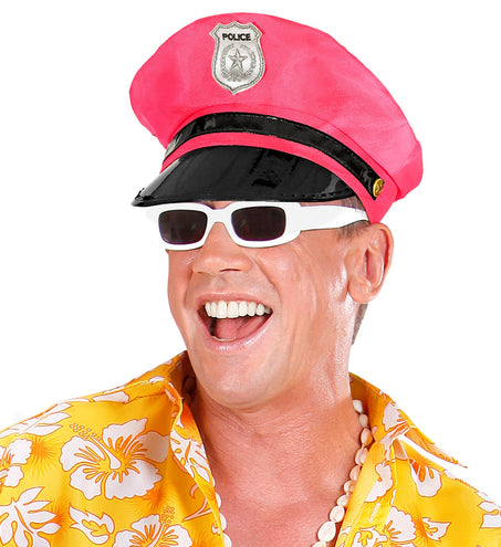 e-carnavalskleding-SYK Neon roze politiepet