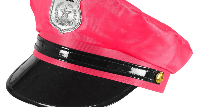 e-carnavalskleding-SYK Neon roze politiepet