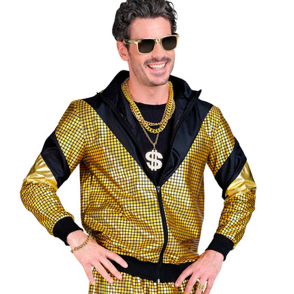 e-carnavalskleding-SYK Nep gouden armband hip hop