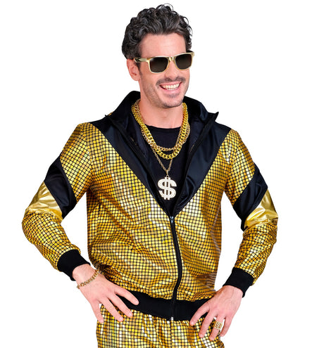 e-carnavalskleding-SYK Nep gouden armband hip hop