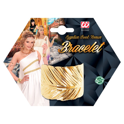 e-carnavalskleding-SYK Nep gouden blad armband