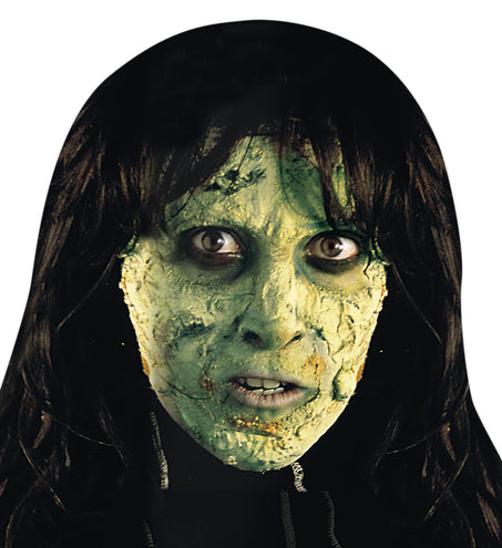 e-carnavalskleding-SYK Nep huid groen latex heks zombie
