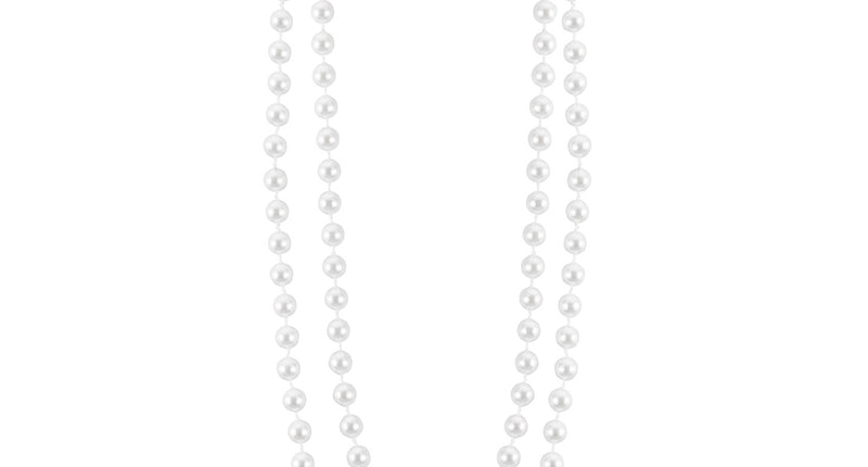 e-carnavalskleding-SYK Nep parelketting wit 160cm