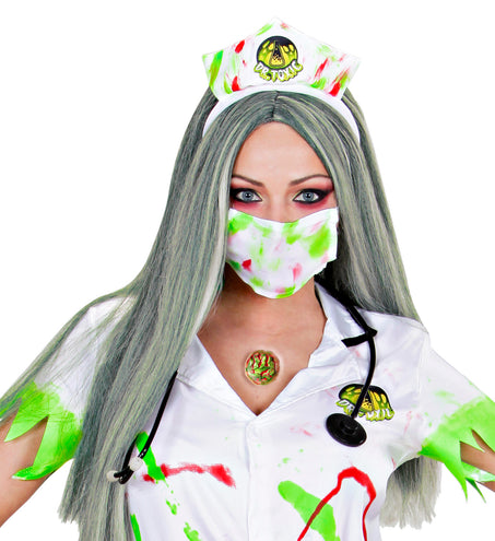 e-carnavalskleding-SYK Nep schaafwond radioactief zombie latex