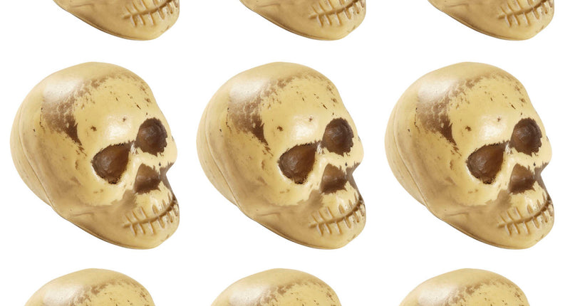 e-carnavalskleding-SYK Nep schedels halloween 8 stuks