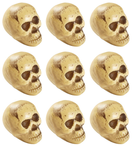 e-carnavalskleding-SYK Nep schedels halloween 8 stuks