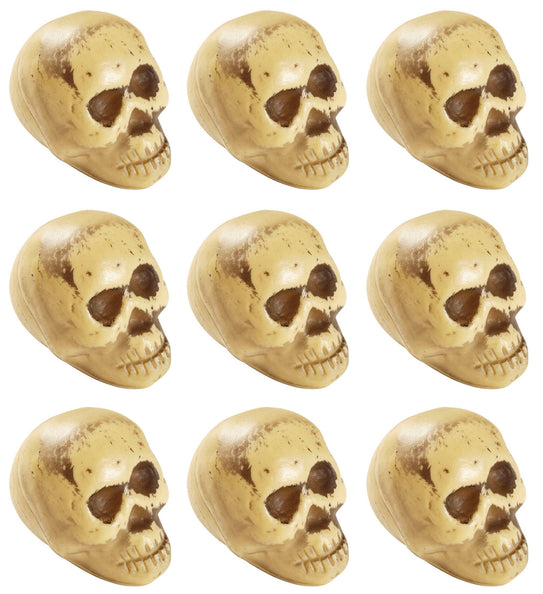 e-carnavalskleding-SYK Nep schedels halloween 8 stuks