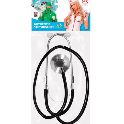 e-carnavalskleding-SYK Nep stethoscoop dokter zwart