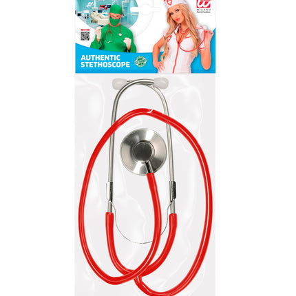 e-carnavalskleding-SYK Nep stethoscoop rood