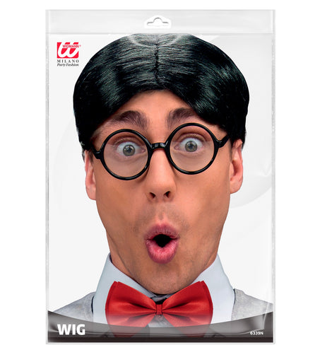 e-carnavalskleding-SYK Nerd pruik schooljongen