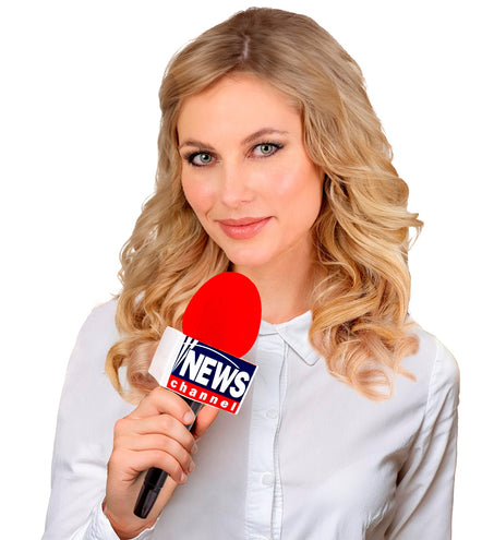 e-carnavalskleding-SYK News channel microfoon