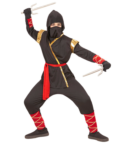 e-carnavalskleding-SYK Ninja kostuum Power kind luxe